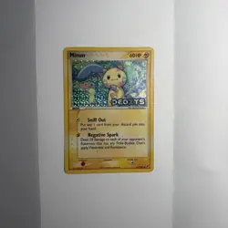 Minun 41/107 EX Deoxys Reverse Holo Uncommon 60 HP English Pokemon TCG 2005 - Image 2