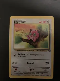 Pokemon TCG Jigglypuff Jungle 54/64 Regular Unlimited Common - Image 1
