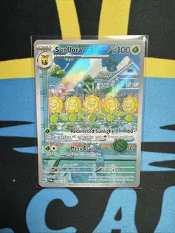Sunflora 169/167 Illustration Rare Holo NM Pokemon SV06: Twilight Masquerade - Image 1