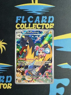 Iono's Kilowattrel Illustration Rare SV09 Journey Together #163/159 Pokemon TCG - Image 1