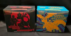 Pokemon Elite Trainer Box ETB Lot Destined Rivals And Ascended Heroes Sealed - Image 1