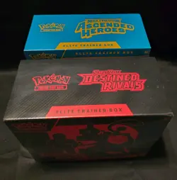 Pokemon Elite Trainer Box ETB Lot Destined Rivals And Ascended Heroes Sealed - Image 3