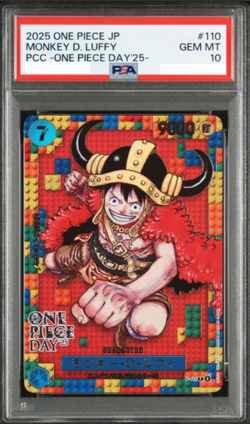 PSA10 2025 ONE pIECE LUFFY PCC ONE PIECE DAY25 #110 JAPAN - Image 1