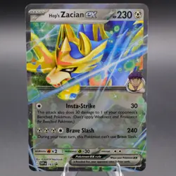 Hop's Zacian ex - SVP193 Double Rare SV: Scarlet & Violet Promo Cards Pokemon TC - Image 1