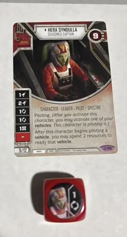 Star Wars Destiny Covert Missions Card & Die #70 Hera Syndulla - Image 1