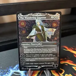 The Wandering Emperor (Showcase) (Foil Etched) Kamigawa: Neon Dynasty Foil - Image 1