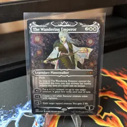 The Wandering Emperor (Showcase) (Foil Etched) Kamigawa: Neon Dynasty Foil - Image 3