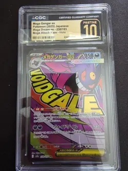 2025 MEGA GENGAR EX 230/193 M2A MEGA DREAM EX MA ATTACK RARE POKEMON CGC 10 - Image 1