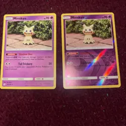 Pokemon TCG: Mimikyu Cosmic Eclipse #97/236 BOTH REVERSE & HOLO NM - Image 1