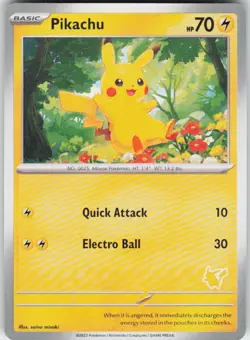 PIKACHU MY FIRST BATTLE POKEMON UNCONFIRMED NM - Image 1