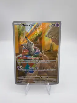 Pokemon TCG Mimikyu Black Star Promo- Scarlet and Violet, Near Mint - Image 1