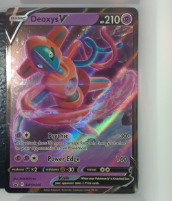 Deoxys V SWSH266 SWSH Promo Holo 210 HP Basic Pokemon TCG Eng - Image 1