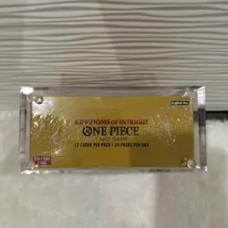 One Piece Card Game - Kingdoms of Intrigue (OP04) - Booster Box w/acrylic case - Image 2