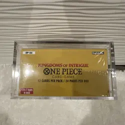 One Piece Card Game - Kingdoms of Intrigue (OP04) - Booster Box w/acrylic case - Image 3