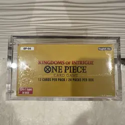 One Piece Card Game - Kingdoms of Intrigue (OP04) - Booster Box w/acrylic case - Image 5
