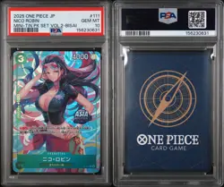 2025 One Piece Japanese NICO ROBIN #111 PSA 10 Mini-Tin Pack Set Vol.2-Bisai - Image 2