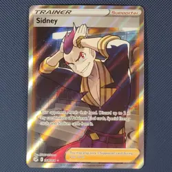 Sidney 264/264 - Fusion Strike - Rare Ultra Holo Pokemon Card - NM - Image 1