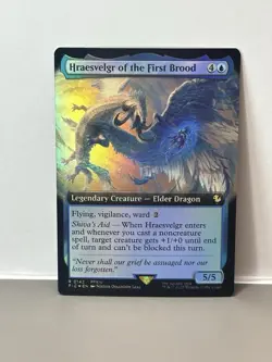 Hraesvelgr of the First Brood FOIL MTG Magic Final Fantasy 0142 FFXIV - Image 2