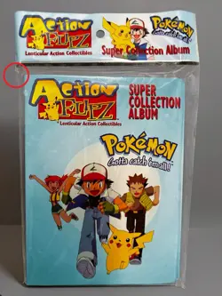NEW, FACTORY SEALED 1999 POKEMON ACTION FLIPZ LENTICULAR COLLECTION ALBUM ARTBOX - Image 1