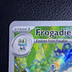 Pokemon Chaos Rising Frogradier Illustration Rare - Image 2