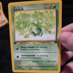 Oddish - Pokemon Team Rocket First 1st Edition #63 - LP - Image 1