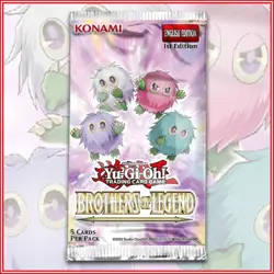 YuGiOh Brothers of Legend PACK BOOSTER (5 Cards) FACTORY SEALED?? - Image 1