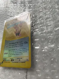 Dodrio 46/147 Aquapolis Reverse Holo Vintage Pokemon Card MP Crease WOTC - Image 4