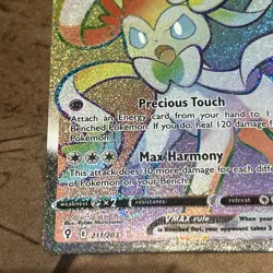 pokemon Sylveon Vmax Rainbow Rare Evolving Skies card 211/203s - Image 4