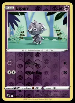 ESPURR 081/195 COMMON SILVER TEMPEST POKEMON - Image 1