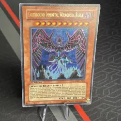 Yugioh! Earthbound Immortal Wiraqocha Rasca SOVR-EN026 Ultra Rare 1st Ed - Image 1