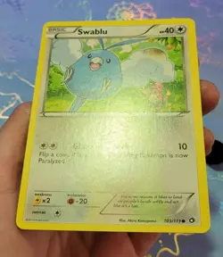 Swablu 103/113 Legendary Treasures Pokemon Card VLP - Image 4
