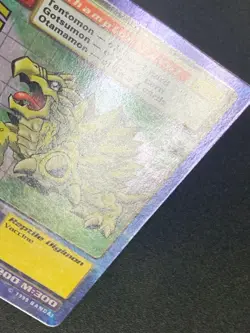 Digimon Tortomon St-25S Holo Foil Bandai Digimon Card 1999 English Vintage [2] - Image 2