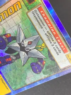 Digimon Starmon St-26S Holo Foil Bandai Digimon Card 1999 English Vintage Rare - Image 3