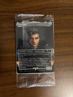 Sealed Zack Fair Magic the Gathering MTG Promo Card (FF7 Rebirth Switch 2 Bonus) - Image 1