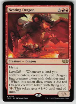 Nesting Dragon Normal R Commander: Tarkir: Dragonstorm 225 NM - Image 1