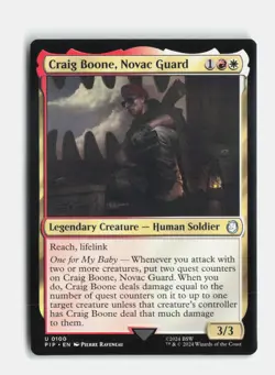 Craig Boone, Novac Guard 100 Universes Beyond: Fallout MTG NM - Image 1