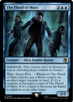 MTG The Flood of Mars Foil NM Doctor Who Magic 45 - Image 1