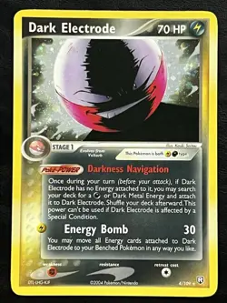 Pokemon Dark Electrode Holo - Team Rocket Returns - 4/109 LP - Image 1