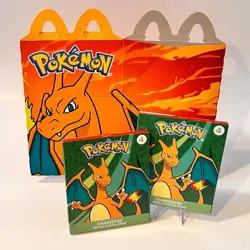 Pokemon Charizard 2024 McDonalds Promo Lot - 2 Sealed Packs + 2 Display Boxes - Image 1