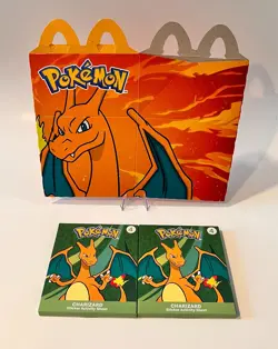 Pokemon Charizard 2024 McDonalds Promo Lot - 2 Sealed Packs + 2 Display Boxes - Image 2