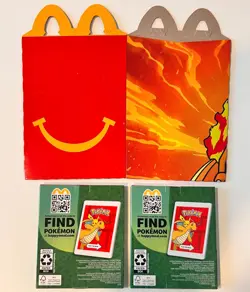 Pokemon Charizard 2024 McDonalds Promo Lot - 2 Sealed Packs + 2 Display Boxes - Image 3