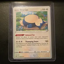 Pokemon TCG Snorlax 143/196 World Championships 2023 Holo Rare Basic 150 HP - Image 1