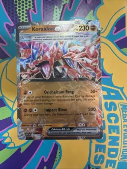 Koraidon ex 121/217 Double Rare ME: Ascended Heroes Pokemon Near Mint - Image 1