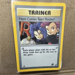 Pokemon TCG Here Comes Team Rocket! 15/82 Team Rocket Rare WOTC - Image 1