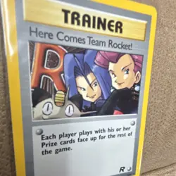 Pokemon TCG Here Comes Team Rocket! 15/82 Team Rocket Rare WOTC - Image 2