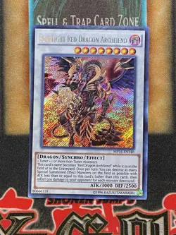 Yugioh Scarlight Red Dragon Archfiend MP16-EN140 Secret Rare NM - Image 1