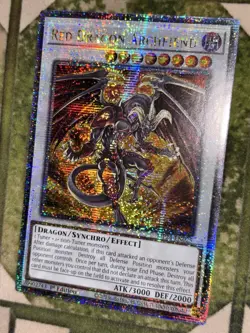 YuGiOh RED DRAGON ARCHFIEND Quarter Century Secret Rare MP24-EN025 - Image 1