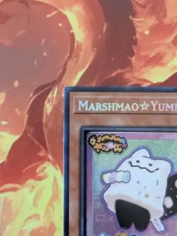 Yugioh English Marshmao Yummy DOOD-AE024 Secret Rare 1st Edition NM - Image 3