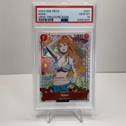 💎Nami One Piece ST01-007 Wings of the Captain OP06 Treasure Rare PSA 10 English - Image 1