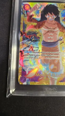 Bandai Monkey D. Luffy OP09-119 Emperors Secret Rare Foil TAG 10 - Image 3